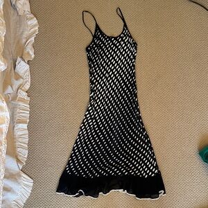 Fairweather Black and White Polka Dot Dress